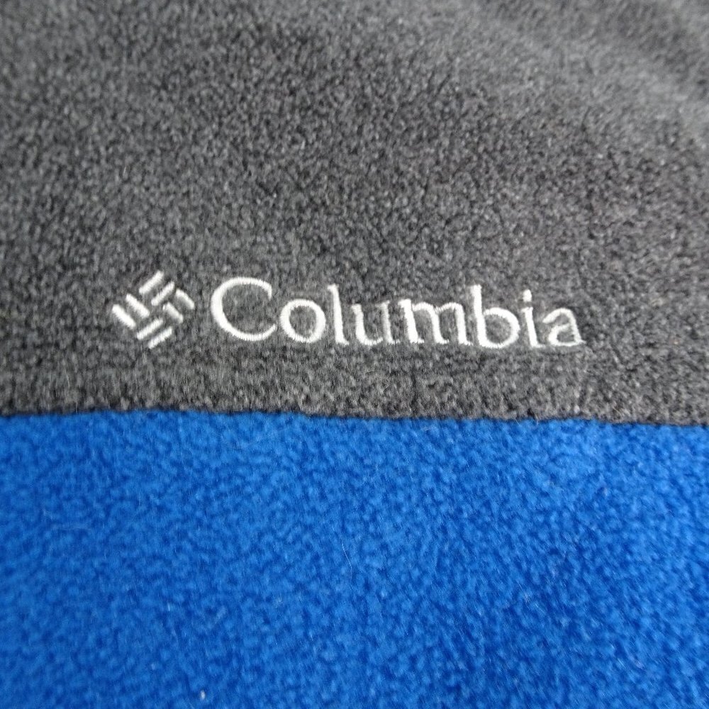 Columbia Blue/Gray Fleece Full Zip Jacket Small - Picture 3 of 6